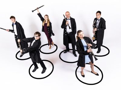 KlaKvartet – klarinetisté při focení